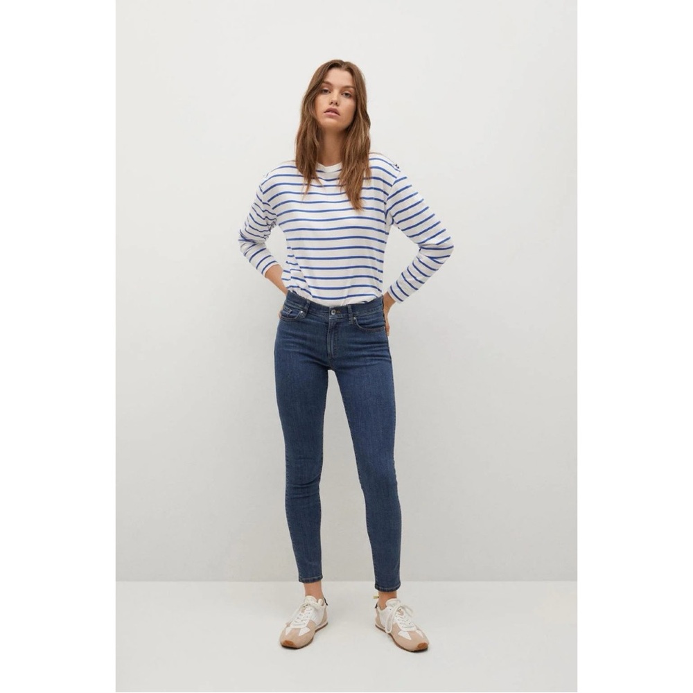 Mango | Elsa Medium-Waist Skinny Jeans